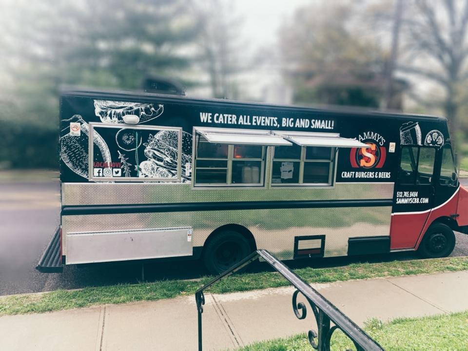 Sammy food truck visiting a local Cincinnati neighborhood